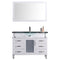 LessCare Vanity Cabinet White Modern 47.25"W LV1-48W