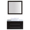 LessCare Vanity Cabinet Espresso Modern 36"W LV11-36B