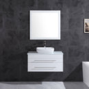 LessCare Vanity Cabinet White Modern 36" LV11-36W