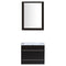 LessCare Vanity Cabinet Espresso Modern 23.875"W LV12-24B