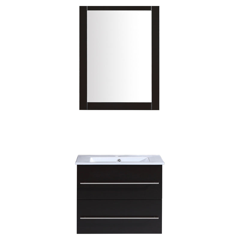 Vanity Cabinet Espresso Modern 23.875"W LV12-24B LV12-24B