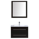 Vanity Cabinet Espresso Modern 29.875"W LV12-30B LV12-30B