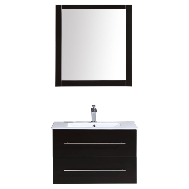 Vanity Cabinet Espresso Modern 29.875"W LV12-30B LV12-30B