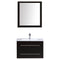 LessCare Vanity Cabinet Espresso Modern 29.875"W LV12-30B