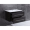 LessCare Vanity Cabinet Espresso Modern 29.875" LV12-30B