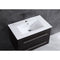 LessCare Vanity Cabinet Espresso Modern 29.875" LV12-30B
