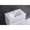 LessCare Vanity Cabinet White Modern 29.875" LV12-30W