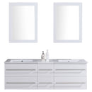 Vanity Cabinet White Modern 60"W LV12-60W LV12-60W