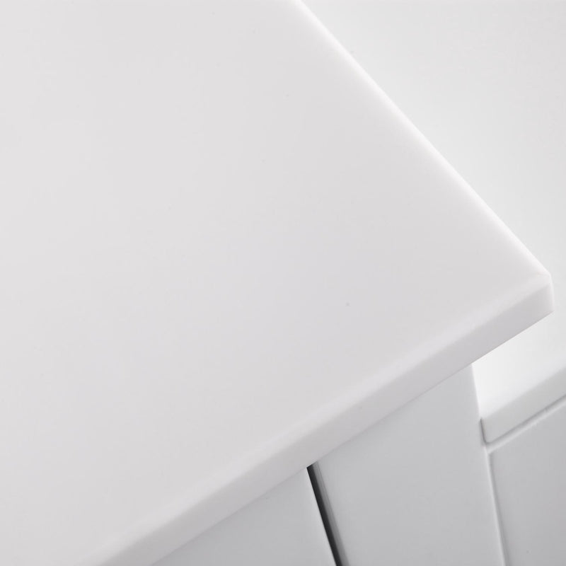 LessCare 12" Modern Vanity Drawer Base White