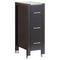 LessCare Style 3 - 12"W Black Vanity Drawer Base Cabinet (LV3-DB12B)