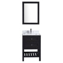 LessCare Vanity Cabinet Set Espresso 23.5"W LV6-24B