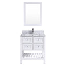 LessCare Vanity Cabinet Set White 35.5"W LV6-36W
