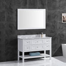 LessCare Vanity Cabinet Set White 41.375" LV6-42W