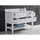 LessCare Vanity Cabinet Set White 47.5" LV6-48W