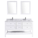 LessCare Vanity Cabinet Set White 71"W LV6-72W