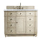 James Martin Bristol 48" Single Vanity Vintage Vanilla with 3 cm Carrara Marble Top 157-V48-VV-3CAR