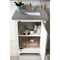 James Martin Providence 26" Single Vanity Cabinet Bright White with 3 cm Gray Expo Quartz Top 238-105-V26-BW-3GEX