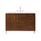 James Martin Metropolitan 48" Single Vanity American Walnut with 3 cm Eternal Serena Quartz Top 850-V48-AWT-3ESR