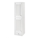 James Martin Athens 15" Tower Hutch - Left Glossy White E645-H15L-GW