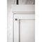 James Martin Chianti 16" Single Vanity Cabinet Glossy White Brushed Nickel with White Glossy Resin Countertop E303-V16-GW-BNK-WG