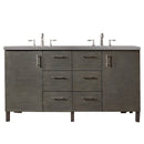 James Martin Metropolitan 60" Double Vanity Silver Oak with 3 cm Grey Expo Quartz Top 850-V60D-SOK-3GEX