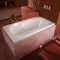 Atlantis Whirlpools Zepher 32" x 60" Rectangular Whirlpool Jetted Bathtub