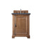 James Martin Providence 26" Single Vanity Cabinet Driftwood with 3 cm Charcoal Soapstone Quartz Top 238-105-V26-DRF-3CSP