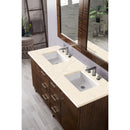 James Martin Metropolitan 60" Double Vanity American Walnut with 3 cm Eternal Marfil Quartz Top 850-V60D-AWT-3EMR