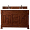 James Martin Brookfield 72" Warm Cherry Double Vanity with 3 cm Eternal Marfil Quartz Top 147-114-5781-3EMR