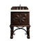 James Martin Balmoral 26" Single Vanity Cabinet Antique Walnut with 3 cm Eternal Marfil Quartz Top 150-V26-ANW-3EMR