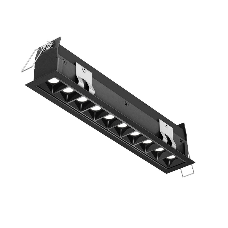 Dals Lighting 10 Light Microspot Recessed Down Light MSL10-3K-BK