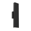 Dals Lighting 6 Light Microspot LED Linear Wall Sconce MSLWALL-3K-BK