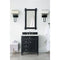 James Martin Brittany 30" Single Vanity Black Onyx with 3 cm Ethereal Noctis Quartz Top 650-V30-BKO-3ENC