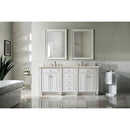 James Martin Bristol 72" Double Vanity Bright White with 3 cm Eternal Marfil Quartz Top 157-V72-BW-3EMR