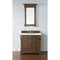 James Martin Brookfield 36" Country Oak Single Vanity with 3 cm Ethereal Noctis Quartz Top 147-114-5576-3ENC