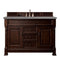 James Martin Brookfield 60" Burnished Mahogany Single Vanity with 3 cm Grey Expo Quartz Top 147-114-5361-3GEX