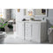 James Martin De Soto 60" Double Vanity Bright White with 3 cm Ethereal Noctis Quartz Top 825-V60D-BW-3ENC