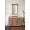 James Martin Providence 48" Single Vanity Cabinet Driftwood with 3 cm Ethereal Noctis Quartz Top 238-105-5211-3ENC