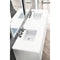 James Martin Athens 72" Double Vanity Cabinet Glossy White with 3 cm Classic White Quartz Top E645-V72-GW-3CLW