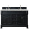 James Martin Brookfield 72" Antique Black Double Vanity with 3 cm Eternal Jasmine Pearl Quartz Top 147-114-5731-3EJP