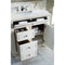 James Martin Bristol 36" Single Vanity Bright White with 3 cm Eternal Jasmine Pearl Quartz Top 157-V36-BW-3EJP