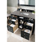 James Martin Brittany 48" Black Onyx Single Vanity with 3 cm Gray Expo Quartz Top 650-V48-BKO-3GEX