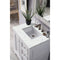 James Martin De Soto 30" Single Vanity Bright White with 3 cm Ethereal Noctis Quartz Top 825-V30-BW-3ENC