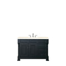 James Martin Brookfield 48" Antique Black Single Vanity with 3 cm Eternal Marfil Quartz Top 147-114-5236-3EMR