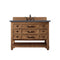 James Martin Malibu 48" Single Vanity Cabinet Honey Alder with 3 cm Charcoal Soapstone Quartz Top 500-V48-HON-3CSP