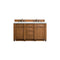 James Martin Bristol 60" Double Vanity Saddle Brown with 3 cm Ethereal Noctis Quartz Top 157-V60D-SBR-3ENC