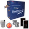 SteamSpa Royal 12 KW QuickStart Acu-Steam Bath Generator Package in Polished Chrome