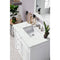 James Martin Bristol 36" Single Vanity Bright White with 3 cm Ethereal Noctis Quartz Top 157-V36-BW-3ENC