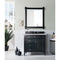 James Martin Brittany 36" Black Onyx Single Vanity with 3 cm Ethereal Noctis Quartz Top 650-V36-BKO-3ENC