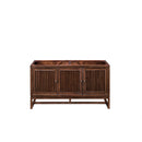 James Martin Athens 60" Double Vanity Cabinet Mid Century Acacia E645-V60D-MCA